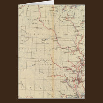 59 Navigable rivers, routes 1890 cards