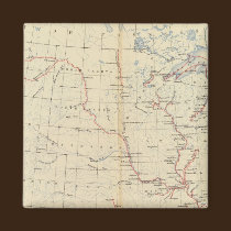 59 Navigable rivers, routes 1890 magnets