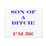 59 Son of a Bitch Postcard