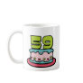 59 Year Old Birthday Cake Coffee Mug
