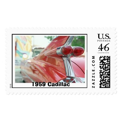 59caddy, 1959 Cadillac Postage Stamps by gourds