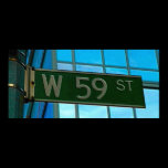 59th Street, New York City Street Sign posters