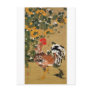 5. 向日葵雄鶏図, 若冲 Sunflower and Rooster, Jakuchū Post Cards