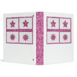 5 & 10 Point  Purple Lucky Ornamental Stars Binders