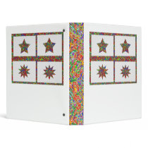 5 & 10 Point Sparkle Lucky Stars Binder