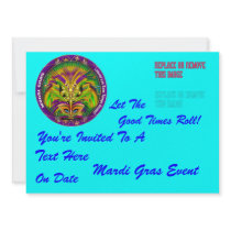 5.5" x 7.5" Landscape  Party Time Creatives Personalized Announcement