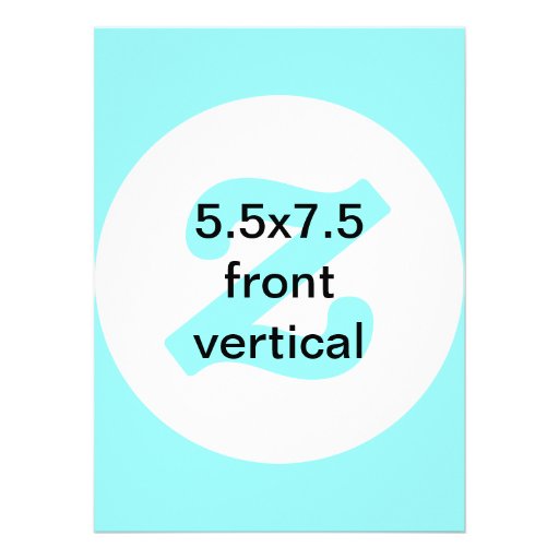 5.5x7.5 vertical and horizontal invite