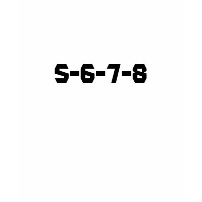 5-6-7-8 SHIRT by pridecheer