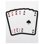 5 aces icon letterhead
