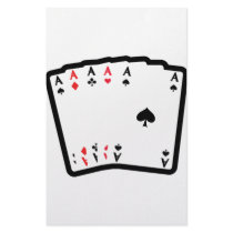 5 aces icon stationery