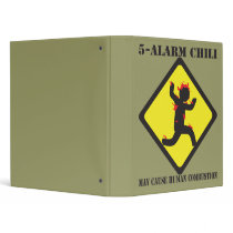 5 Alarm Chili School Binder