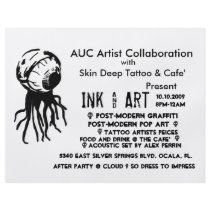 5, AUC Artist Collaboration, with, Skin Deep Ta... flyers by calibayne 5, AUC Artist Collaboration, with, Skin Deep Ta... flyers