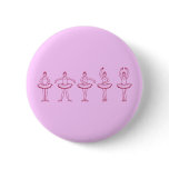 5 Ballet Positions Pinback Button
