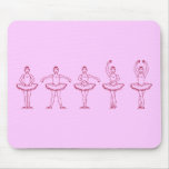 5 Ballet Positions Mousepads