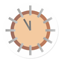 5 before 12 high time high time round sticker