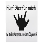 5 bier für mich und meine kumpels icon letterhead