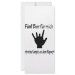 5 bier für mich und meine kumpels icon rack cards