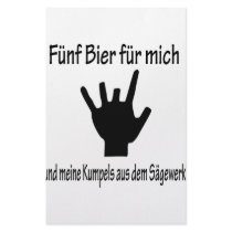 5 bier für mich und meine kumpels icon stationery