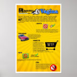 5 Border Words Poster