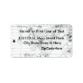 5 Clouds, Original Form , art by Steevus Personalized Address Label