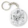 5 Clouds Pen Doodle Notebook Paper Sketch Keychains
