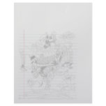 5 Clouds Pen Doodle Notebook Paper Sketch Customized Letterhead
