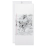 5 Clouds Pen Doodle Notebook Paper Sketch Rack Card Design