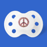 5-Color Jagged Peace Pacifier pacifiers