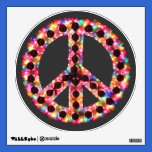 5-Color Jagged Peace Wall Decal wall decals