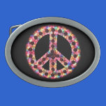 5-Color Peace Belt Buckle belt buckles