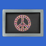 5-Color Peace Belt Buckle belt buckles