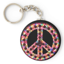 5-color peace keychain