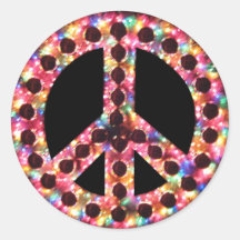 5-color peace sticker
