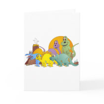 5 Dinosaur Friends Card