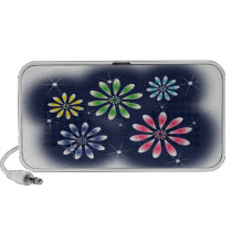 5 Flower Doodle Speaker speakers