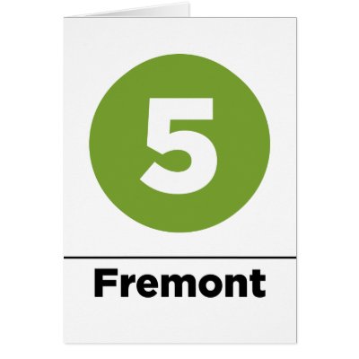 5-fremont-black greeting card by phillustrations