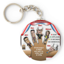 5 GOP Finger Puppets Key Chain