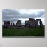 5 horizon test Stonehenge, England rock formation Posters
