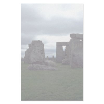 5 horizon test Stonehenge, England rock formation Stationery by beautifulclicks