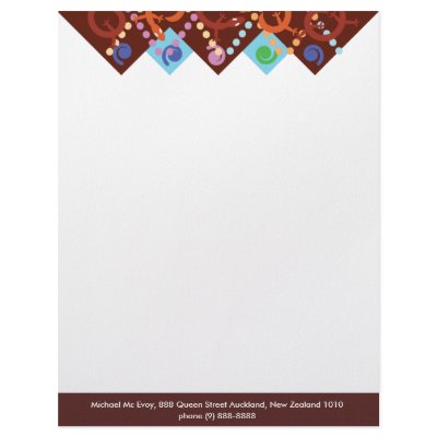 5 Lizards Letterhead Template by adellaandmella