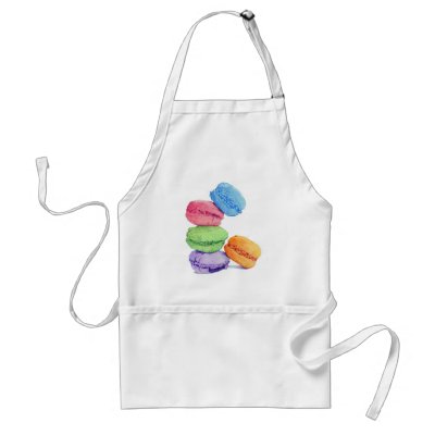 5 Macarons Apron by floatinglemons