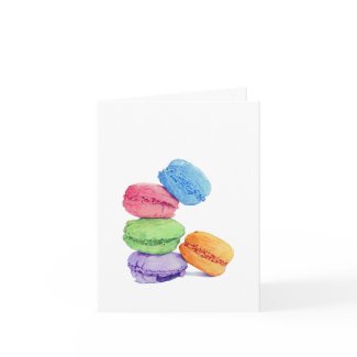 5 Macarons Card card