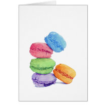 5 Macarons Card cards