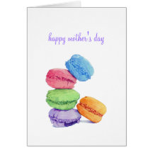 5 Macarons Mother's Day Card