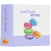 5 Macarons Recipe Binder binders
