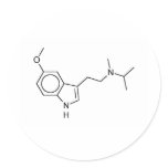 5-MeO-MiPT Round Sticker