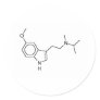 5-MeO-MiPT Round Sticker