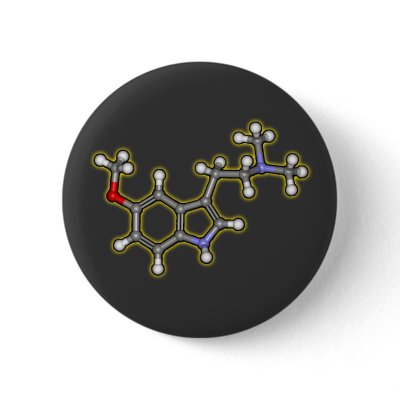 5-meo Molecule Button by awakeningdivinity