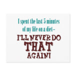 5 Minute Diet Postcard