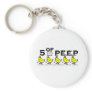 5 of P.E.E.P. Keychains